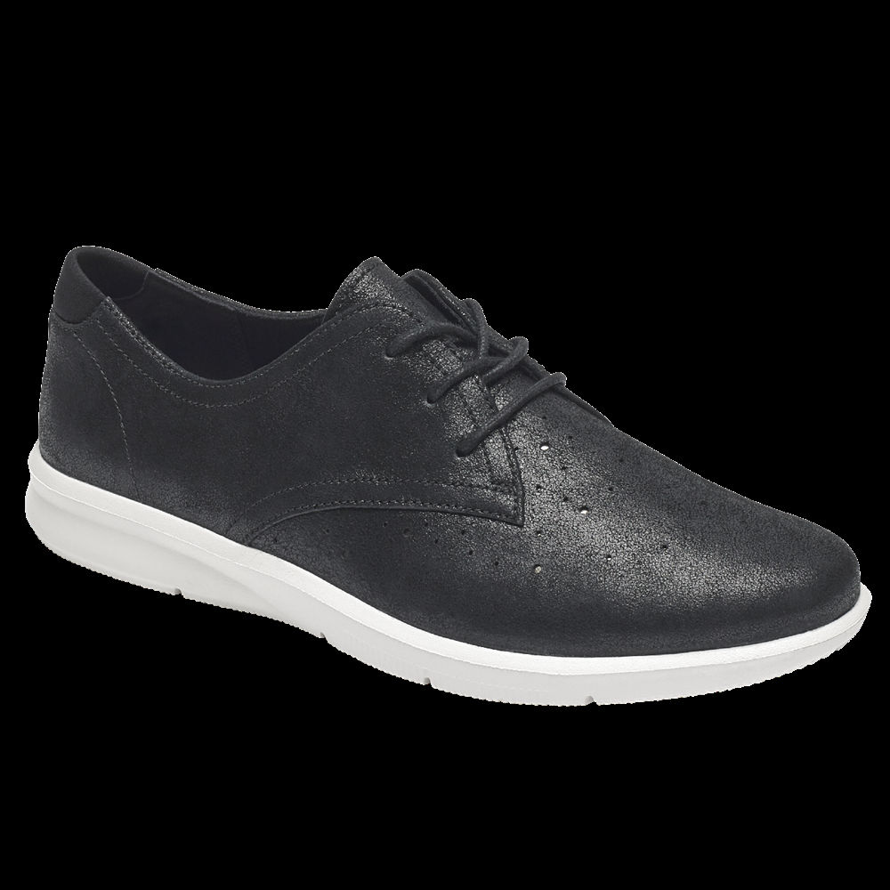 Oxfords Rockport Mulher Pretas - Ayva - 30879DNPC